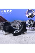 1/3 Delusion Genshin Impact Flins Black Short and Long Cosplay Boots